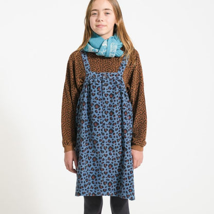 Animal Print Dress - Blue