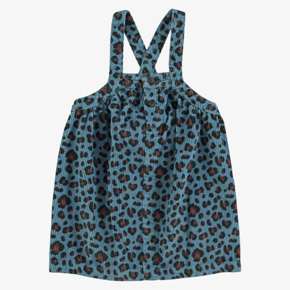 Animal Print Dress - Blue