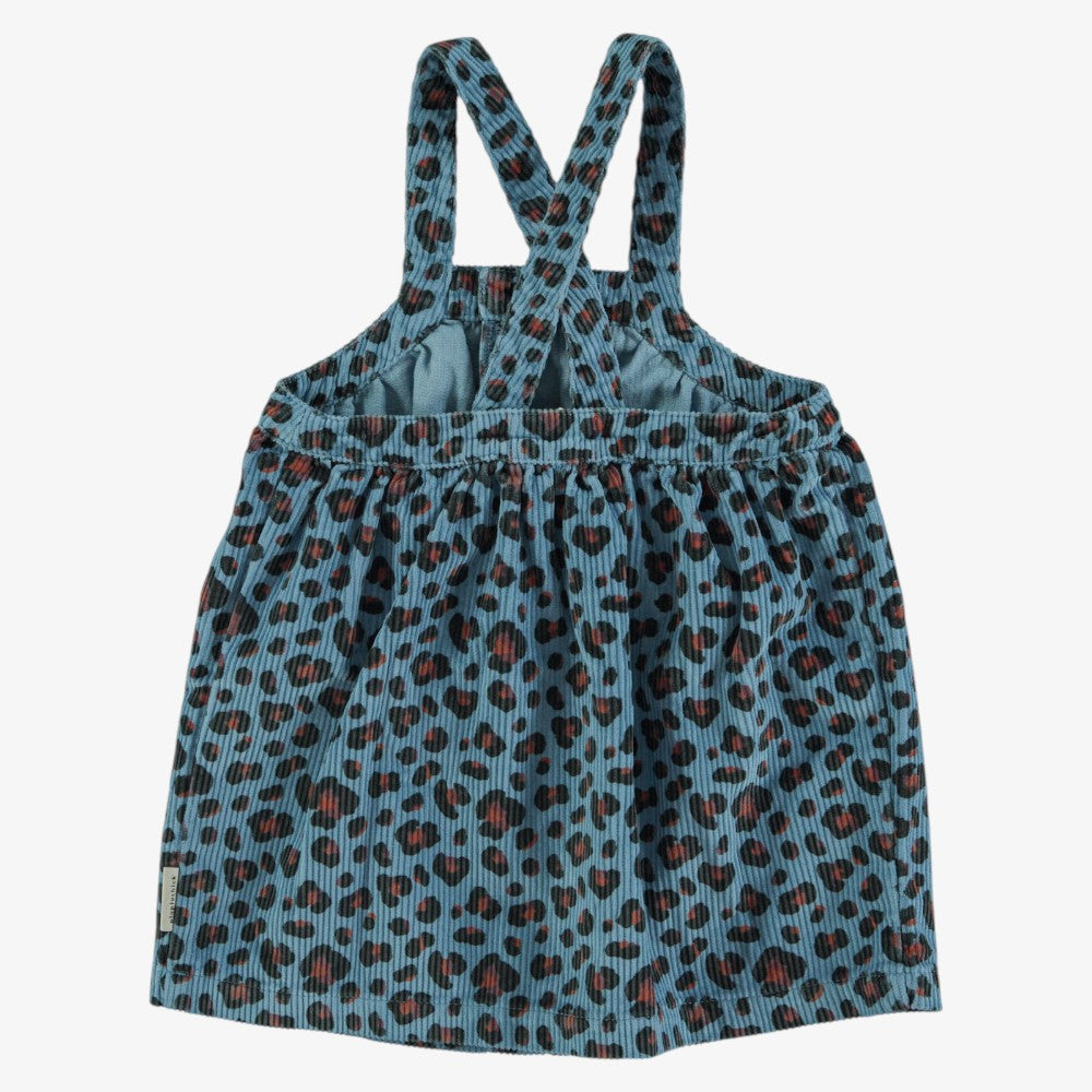 Animal Print Dress - Blue