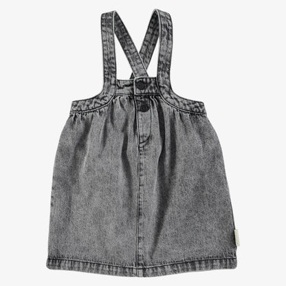 High Waisted Dress - Black Denim