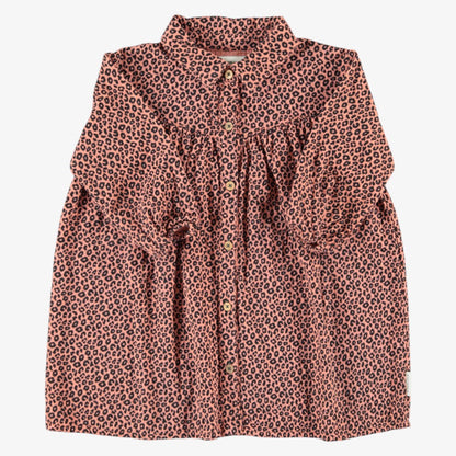 Animal Dress Longer Length - Pink