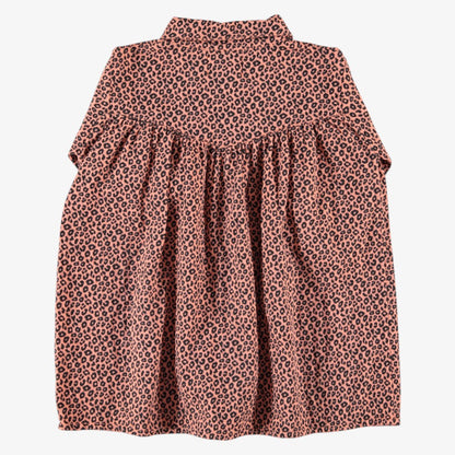 Animal Dress Longer Length - Pink