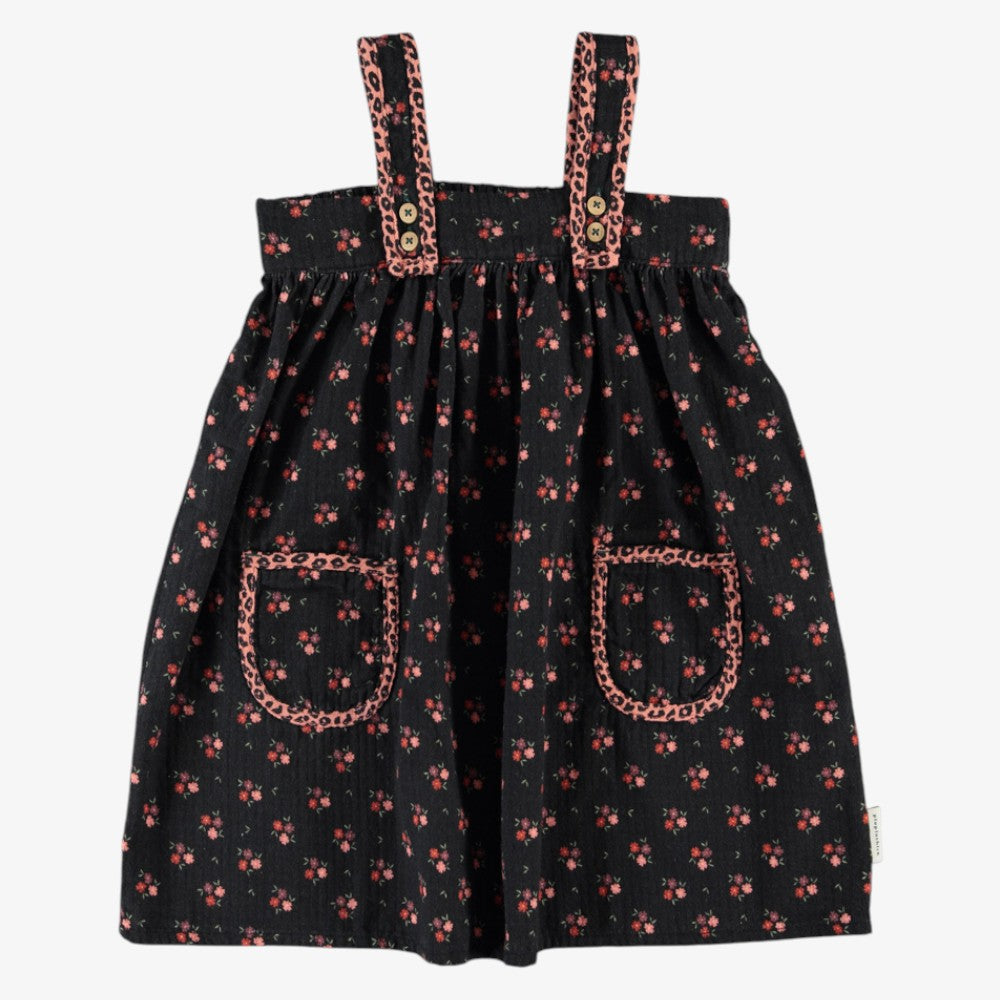 Flower Jumper Longer Length - Black