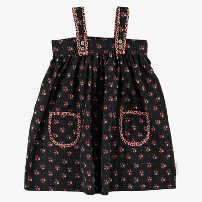Flower Jumper Longer Length - Black