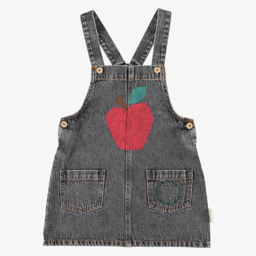 Apple Jumper Long Length - Black Denim