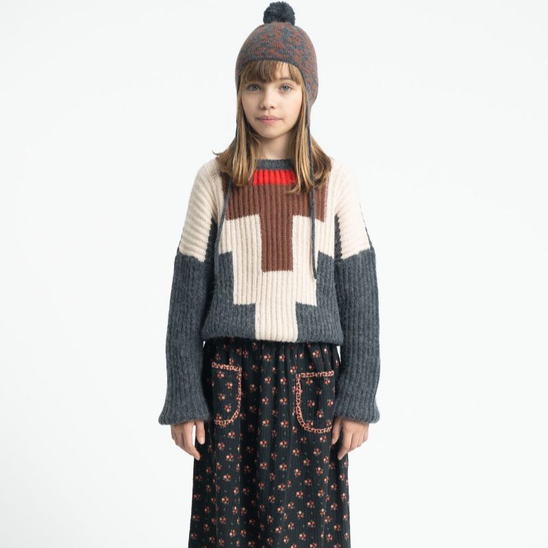 Flower Skirt - Black