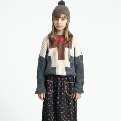 Flower Skirt - Black