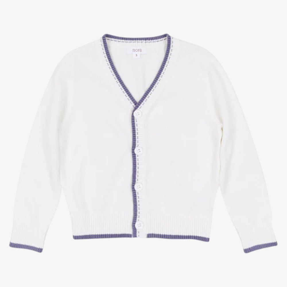 Zane Stitch Cardigan - Lavender