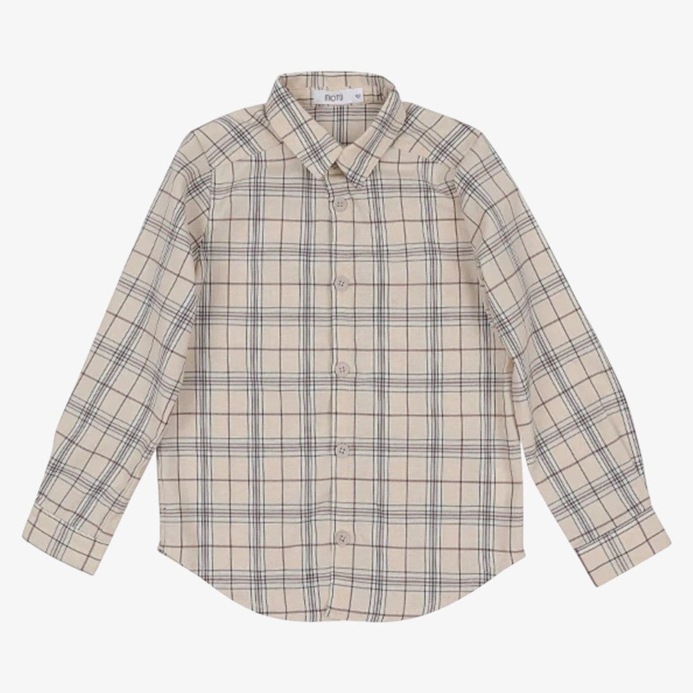 Mason Plaid Shirt - Cocoa