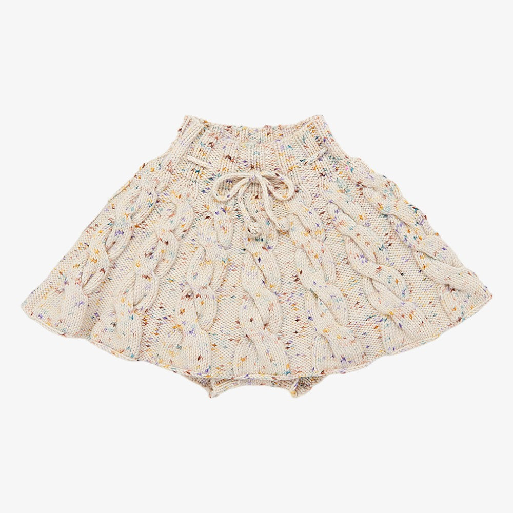 Cable Skating Skirt - Confetti