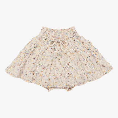 Cable Skating Skirt - Confetti