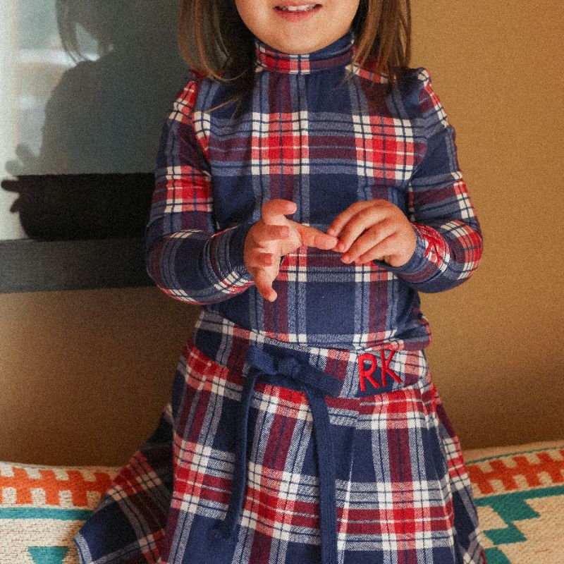 Margo Pleated Skirt - Plaid