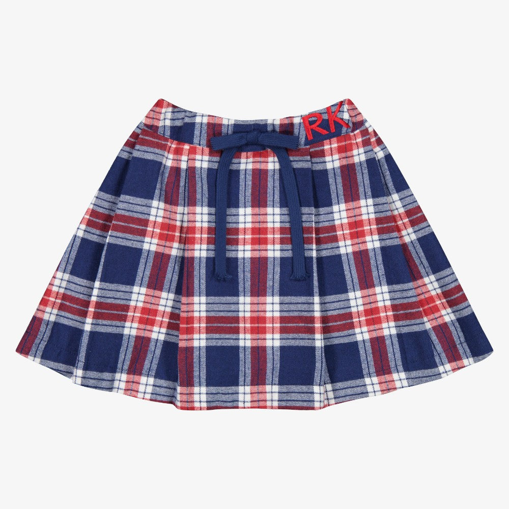 Margo Pleated Skirt - Plaid