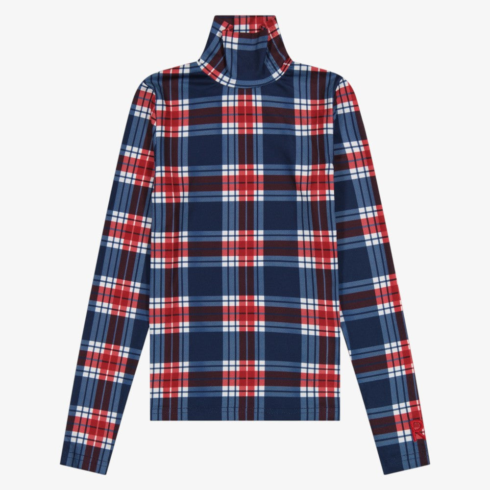 Mrgo Print Turtleneck - Plaid