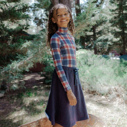 Mrgo Print Turtleneck - Plaid