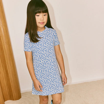 Twiggy Dress - Blue Fields