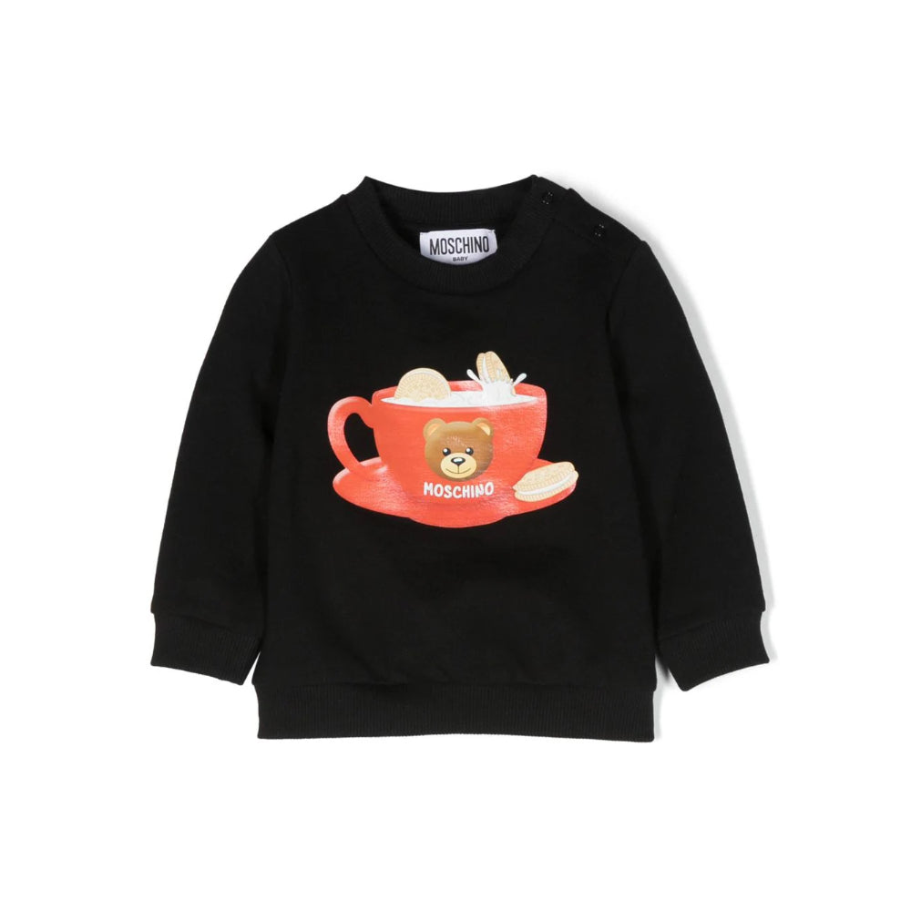 Moschino Mug Bear Sweatshirt - Black