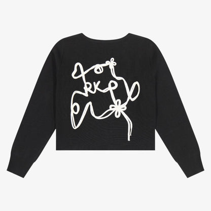 Mae Rope Cardigan - Black