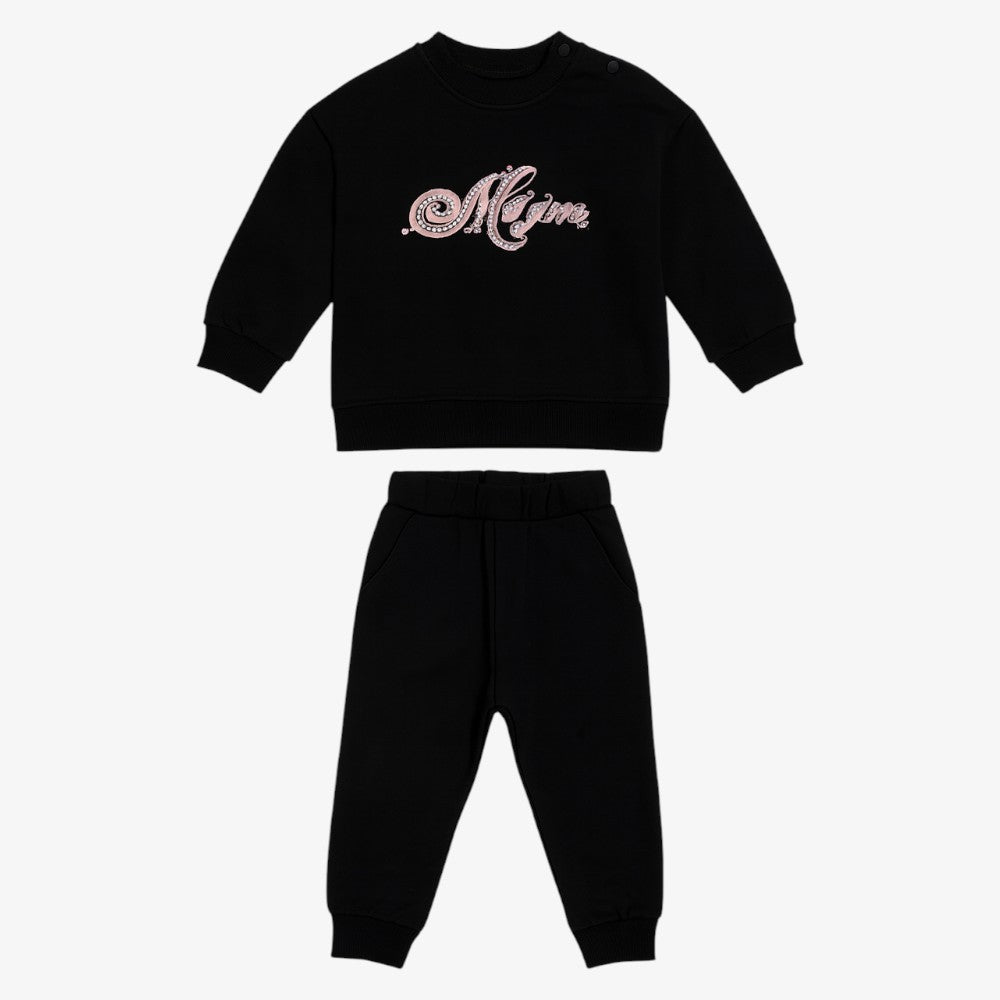 Logo Sweatshirt Set - Black