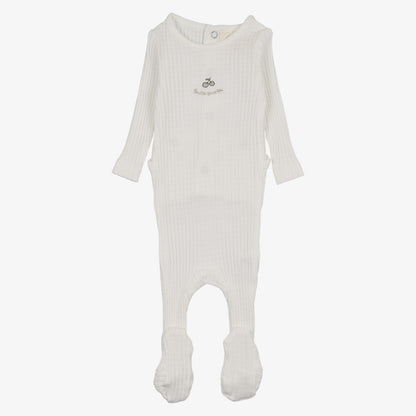 Textured Take Me Home Set - Winter White &amp; Mink