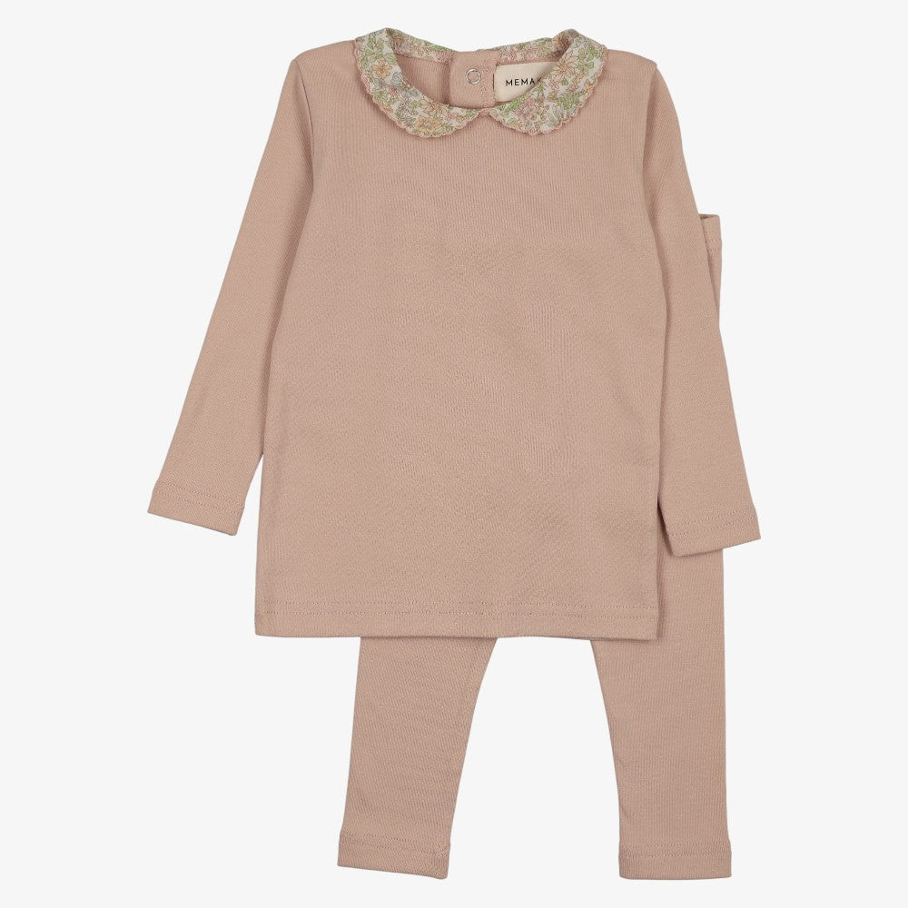 Collar 2 Piece Set - Pink