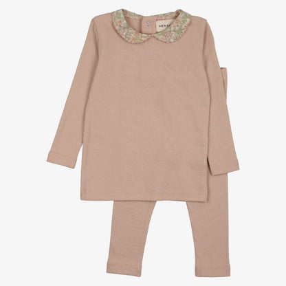 Collar 2 Piece Set - Pink