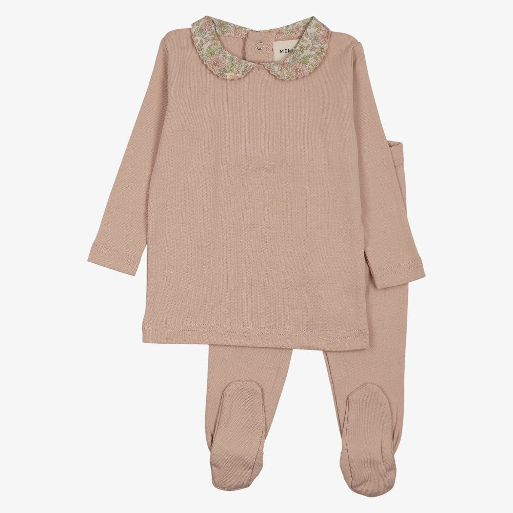 Collar 2 Piece Set - Pink