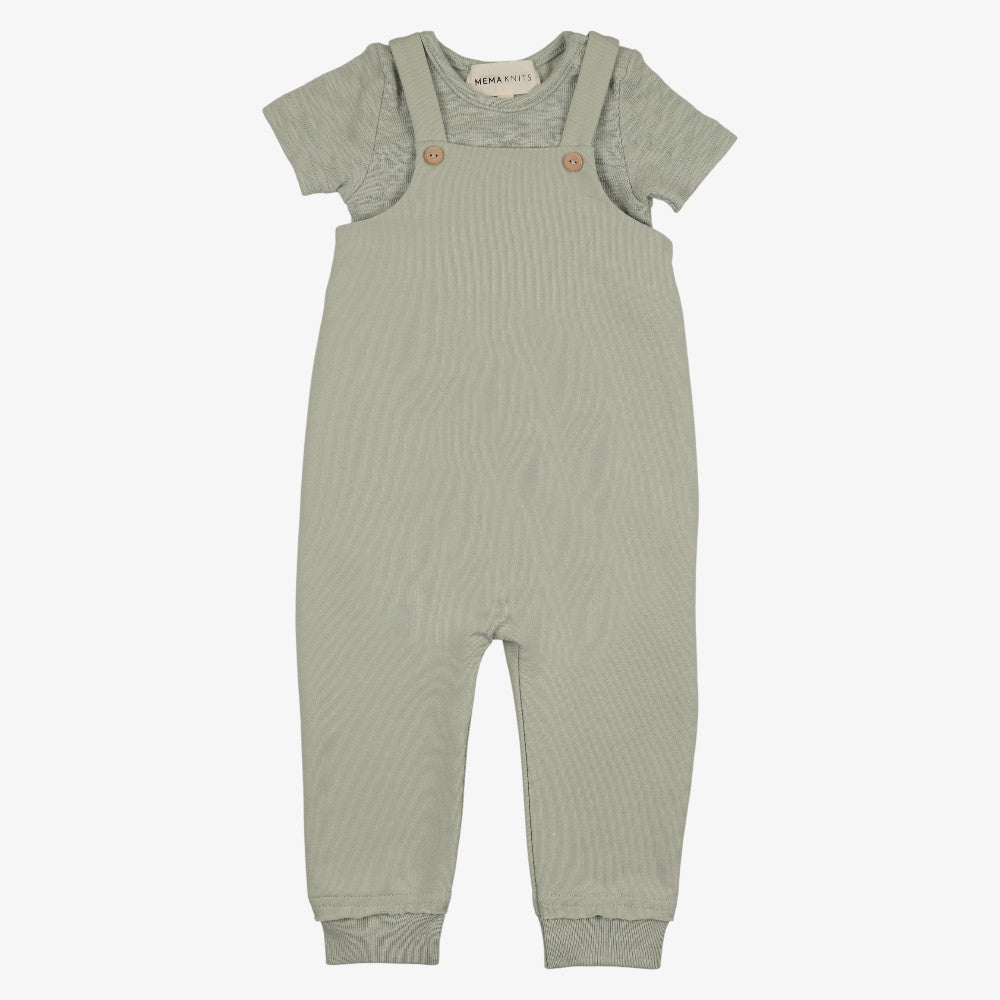 Tee And Romper - Mint