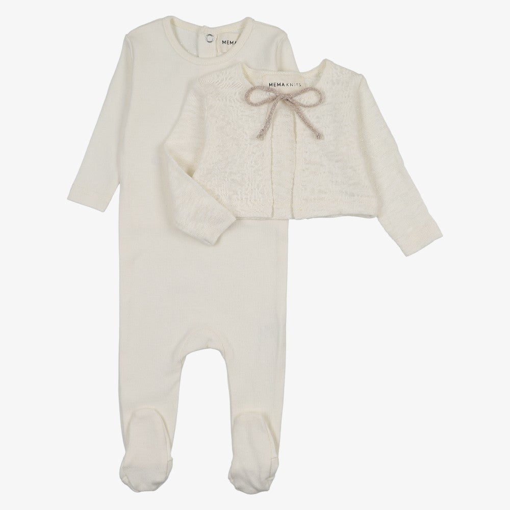 Pointelle Take Me Home Set - Ivory