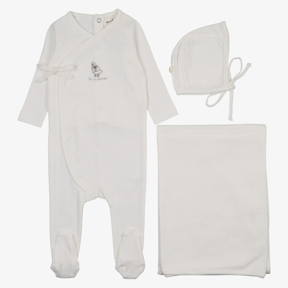 Duck Take Me Home Set - White