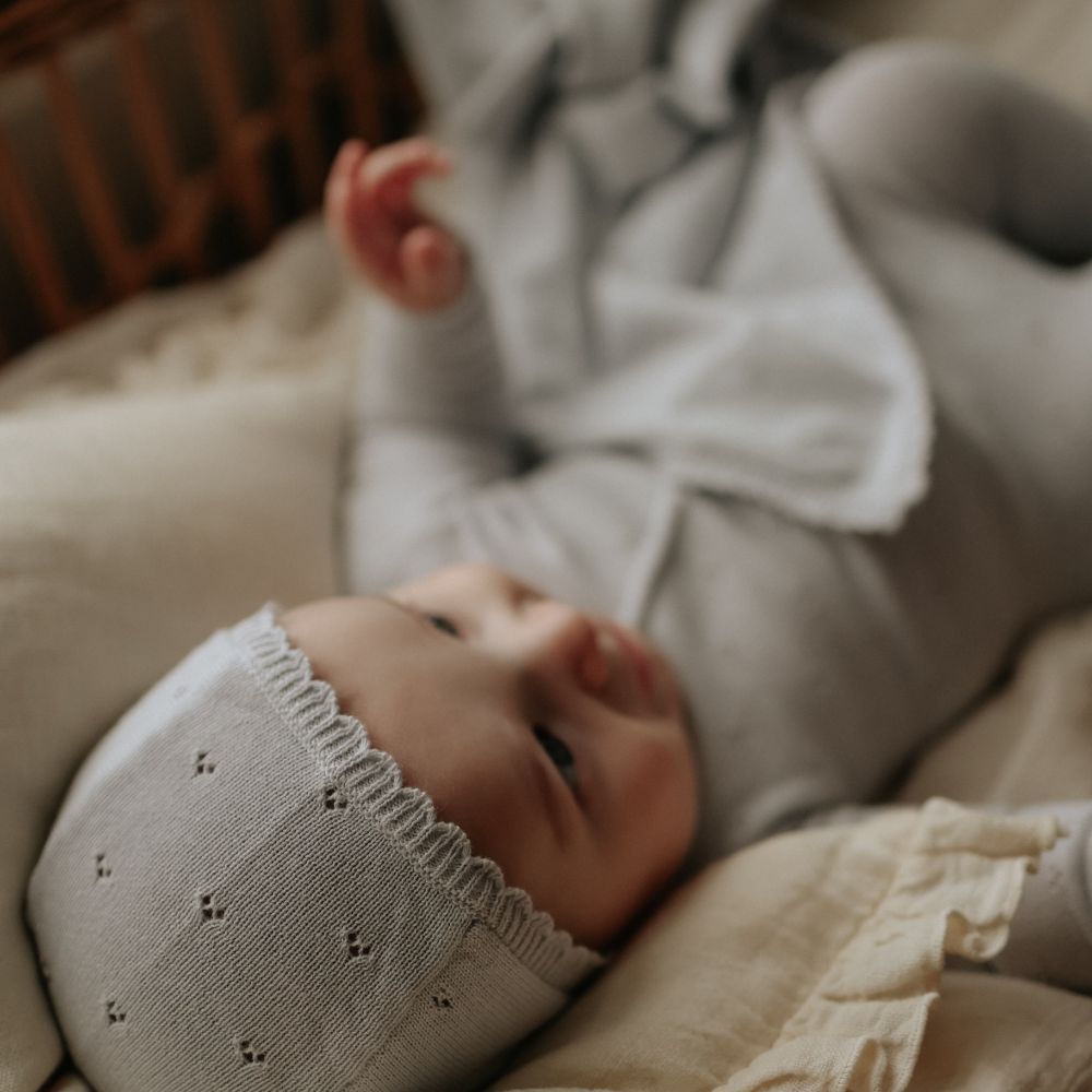 Knit Blanket - Gray Dawn