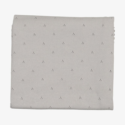 Knit Blanket - Gray Dawn