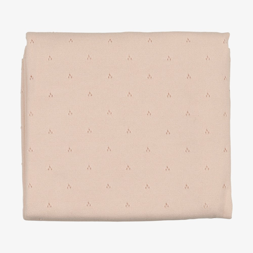 Knit Blanket - Light Pink
