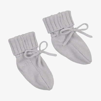 Knit Booties - Gray Dawn