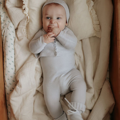 Knit Booties - Gray Dawn