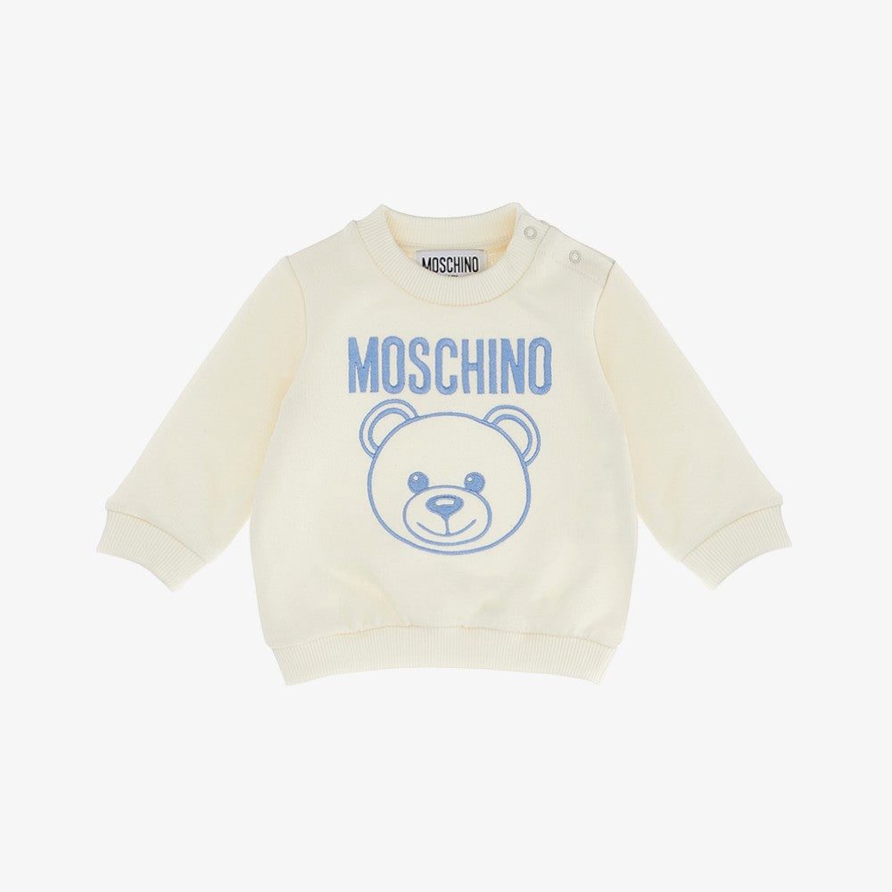 Logo Bear Sweatshirt - Cloud-blue