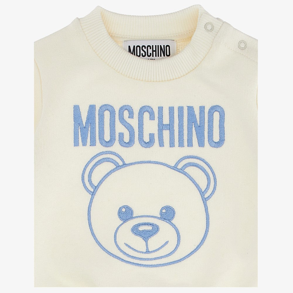 Logo Bear Sweatshirt - Cloud-blue