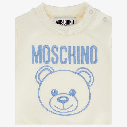 Logo Bear Sweatshirt - Cloud-blue