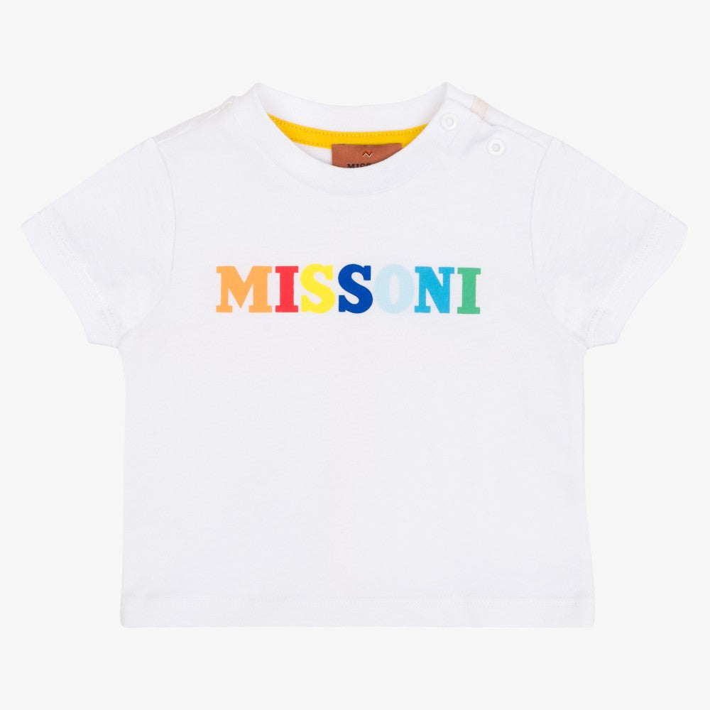 Multi Logo Tee - White