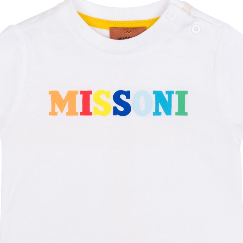 Multi Logo Tee - White