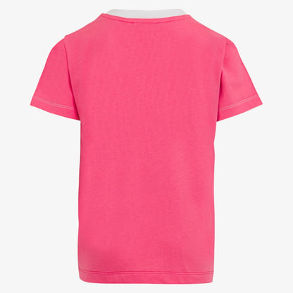 Trim Logo Tee - Fuschia