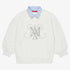 Logo Collar Sweatshirt - Ivory