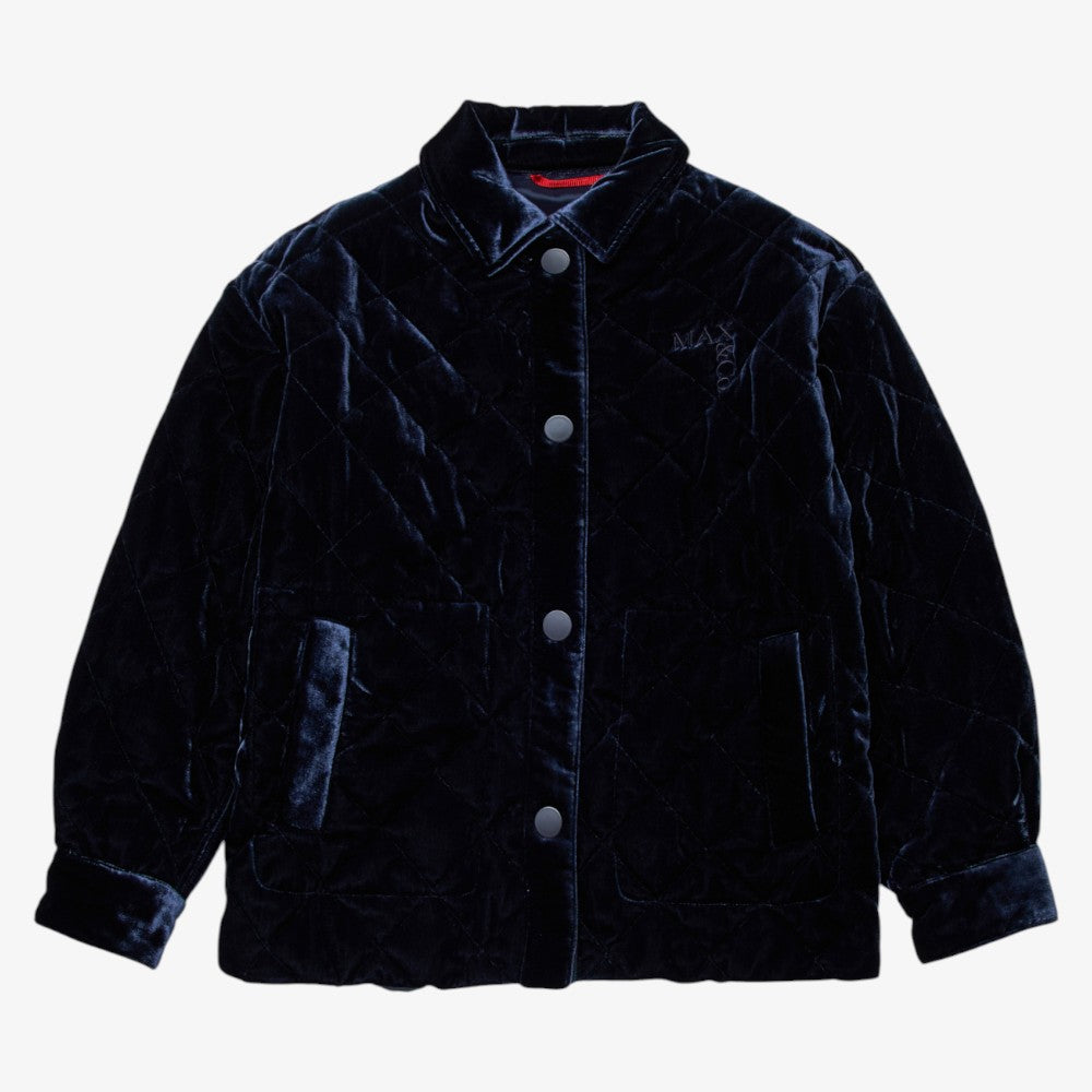 Velvet Jacket - Navy