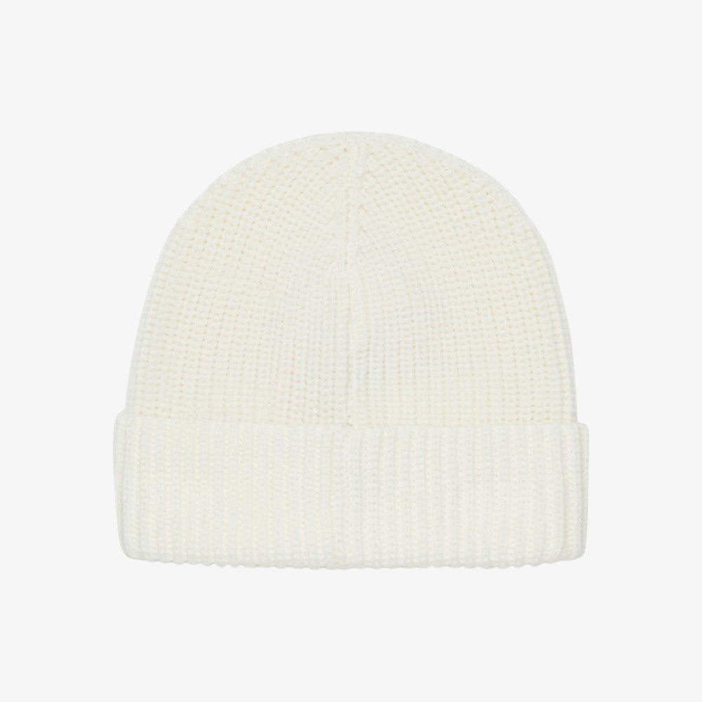 Logo Knit Hat - Cream