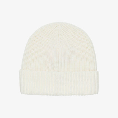Logo Knit Hat - Cream