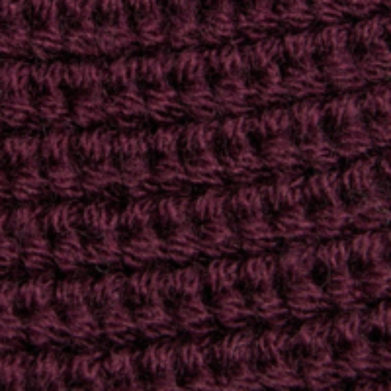 Logo Knit Hat - Plum