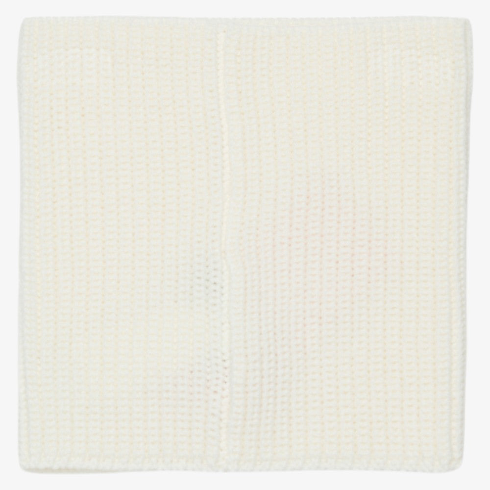 Logo Knit Scarf - Cream