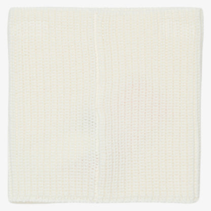 Logo Knit Scarf - Cream