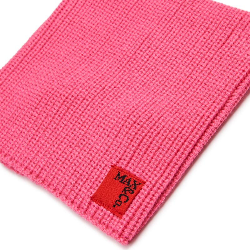 Logo Knit Scarf - Pink