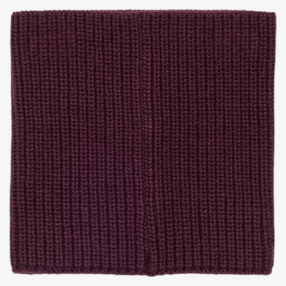 Logo Knit Scarf - Plum